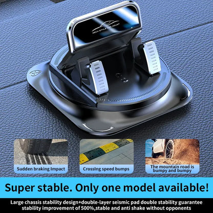 360° Rotating Car Phone Holder with Strong Suction Cup
