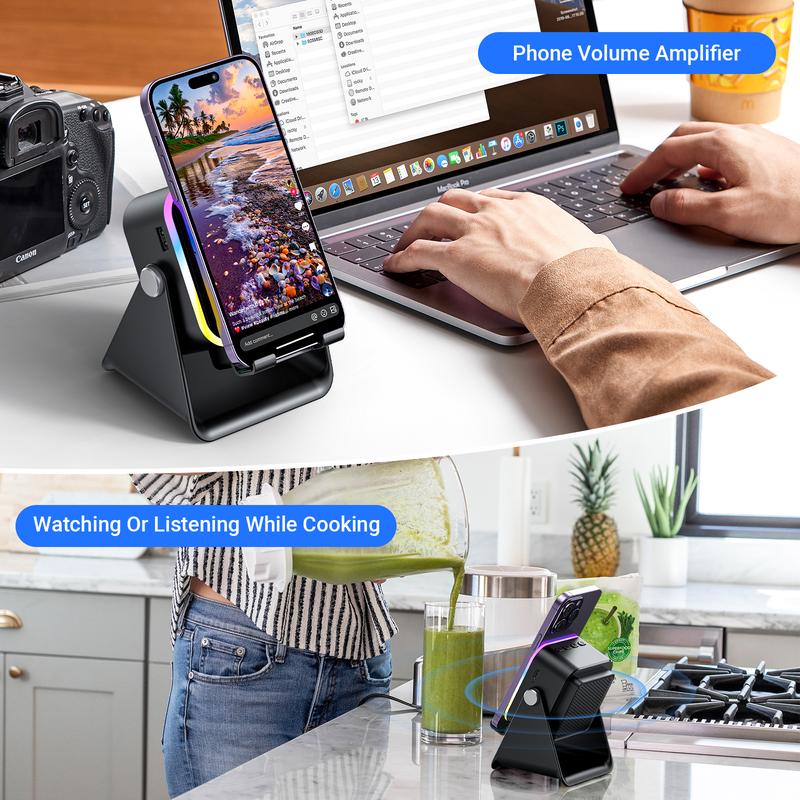 5-in-1 Induction Speaker & Phone Stand