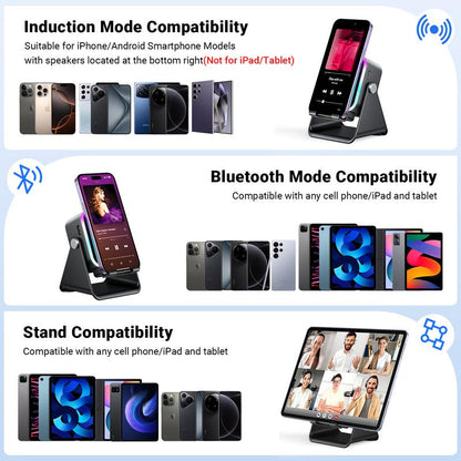 5-in-1 Induction Speaker & Phone Stand