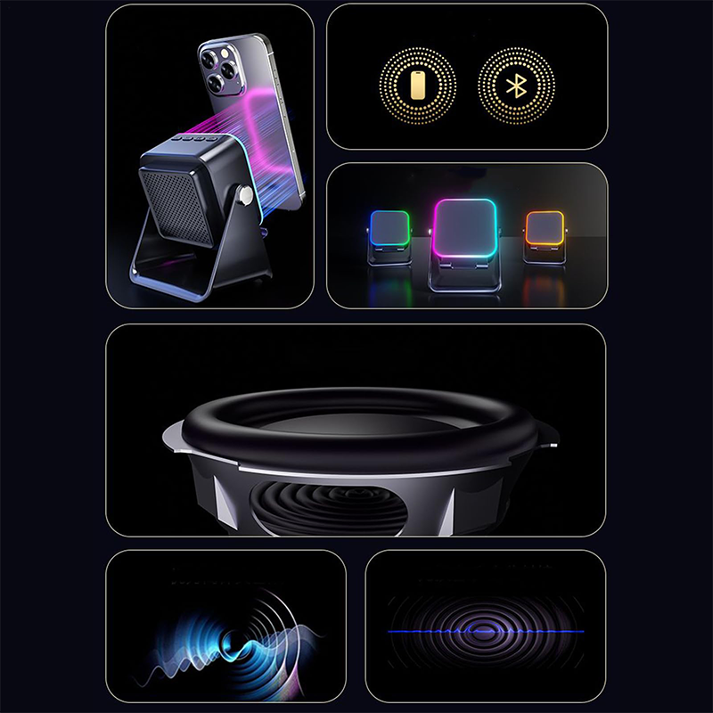 5-in-1 Induction Speaker & Phone Stand